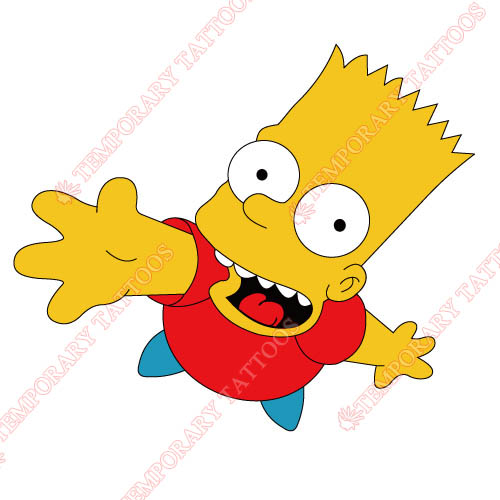 The Simpsons Customize Temporary Tattoos Stickers NO.3648